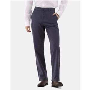 George Men's and Big Men’s Wrinkle Resistant Flat Front Khaki Pants 40x32